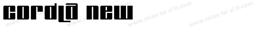 Cordla New字体转换